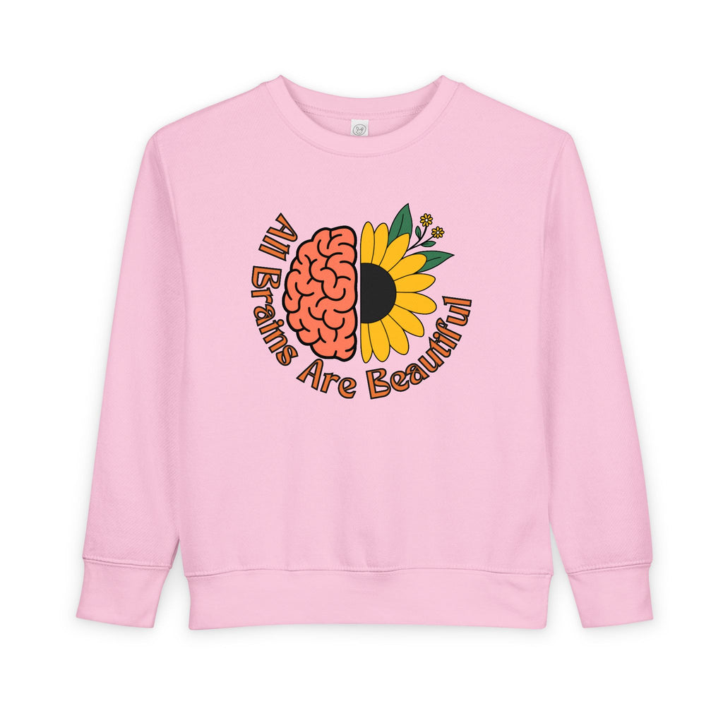 “All Brains Are Beautiful” Toddler Sweater