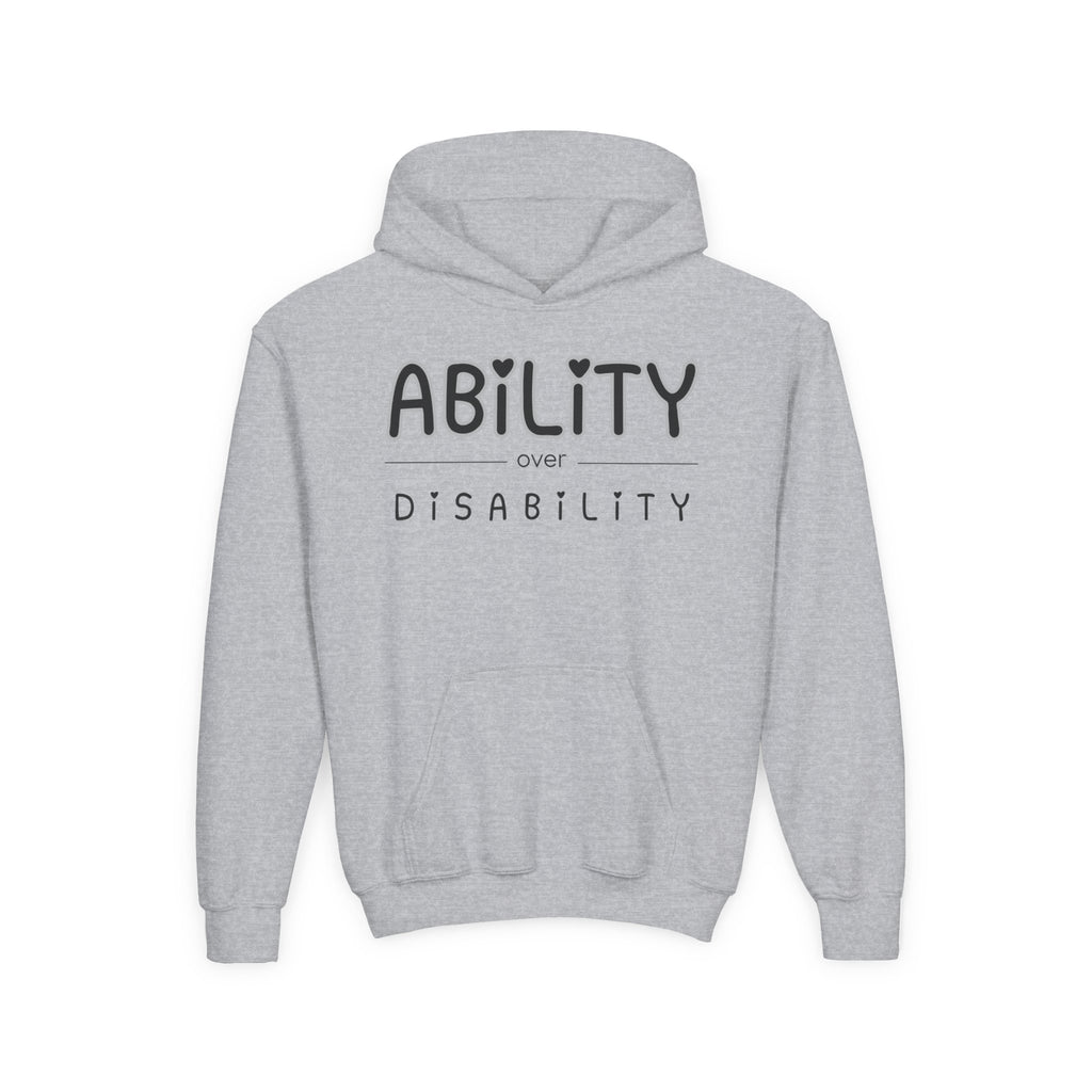 “Ability Over Disability” Youth Hoodie