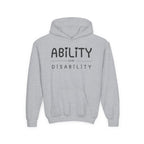“Ability Over Disability” Youth Hoodie