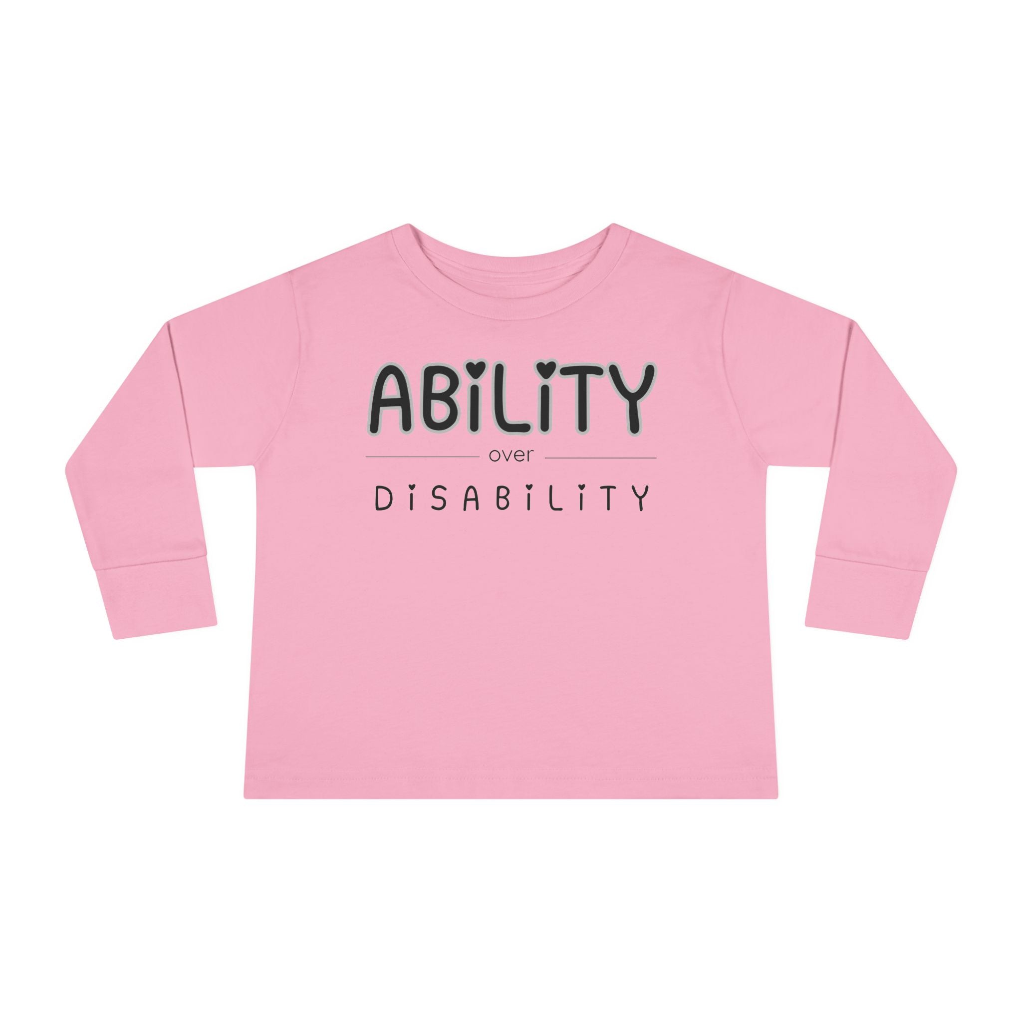 “Ability Over Disability” Toddler Long Sleeve