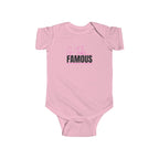 “G-Tube Famous” Infant Short Sleeve Onesie