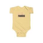 “G-Tube Famous” Infant Short Sleeve Onesie