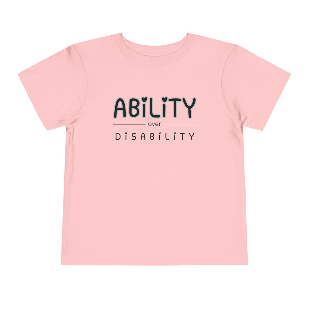 "Ability Over Disability" Toddler Tee
