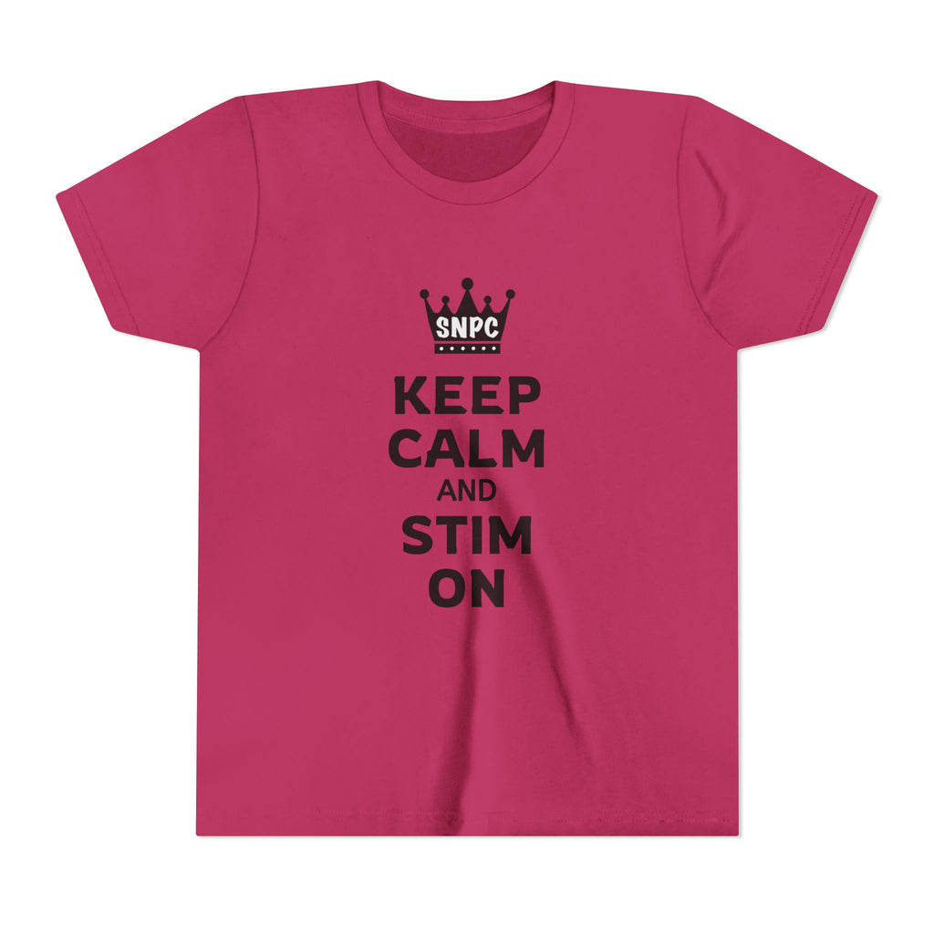 “Keep Calm & Stim On” Youth Tee