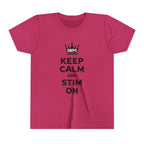 “Keep Calm & Stim On” Youth Tee