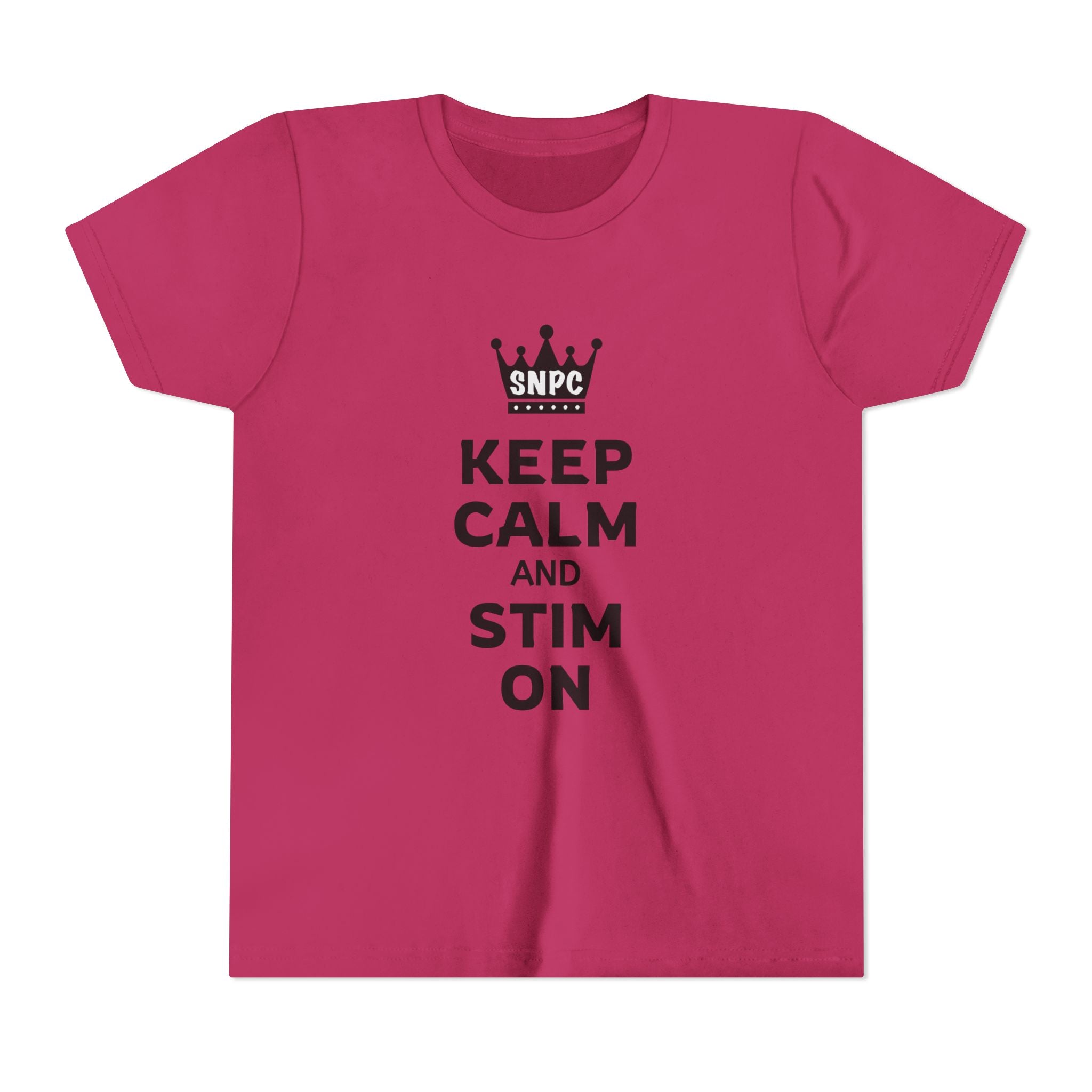 “Keep Calm & Stim On” Youth Tee