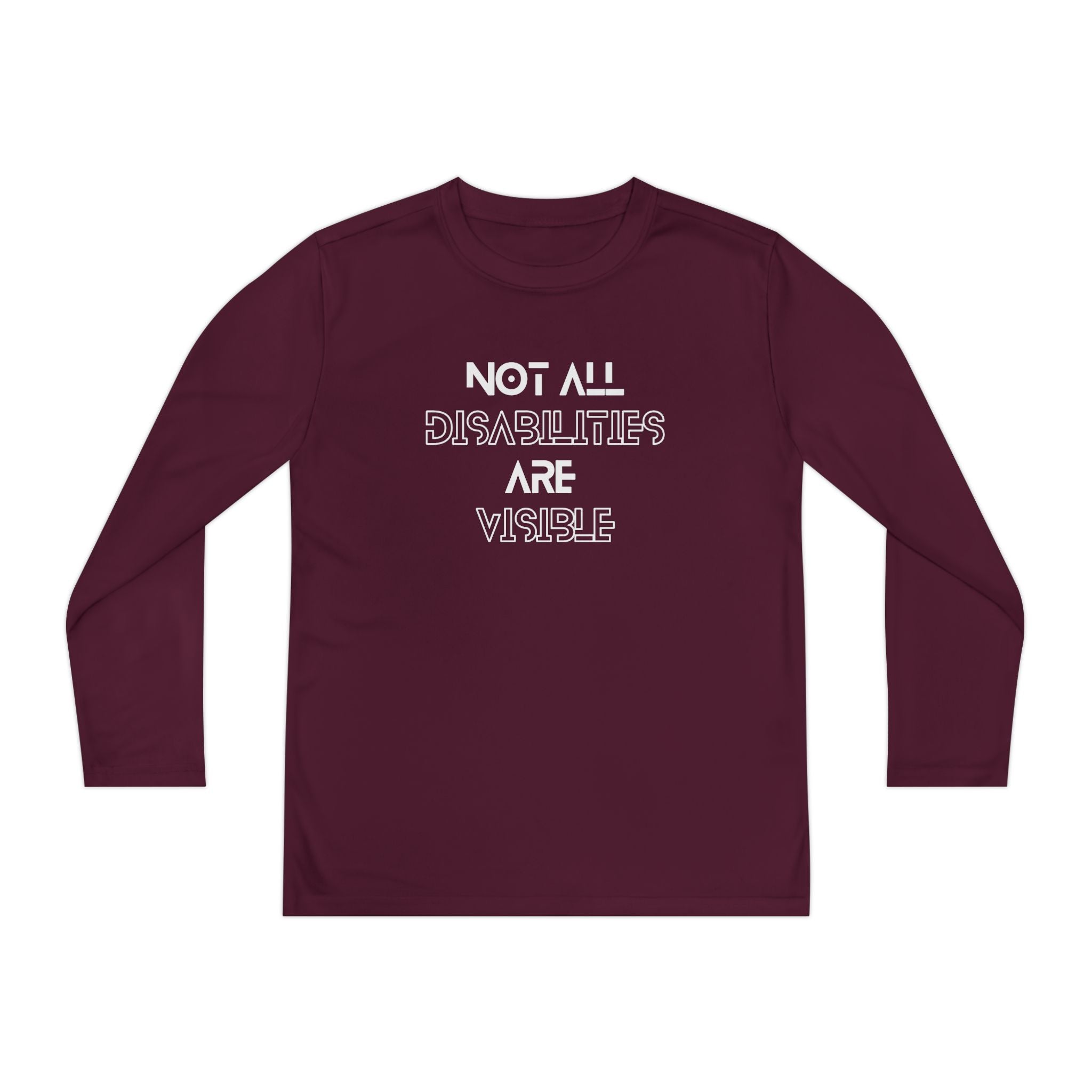 “Not All Disabilities Are Visible” Youth Long Sleeve