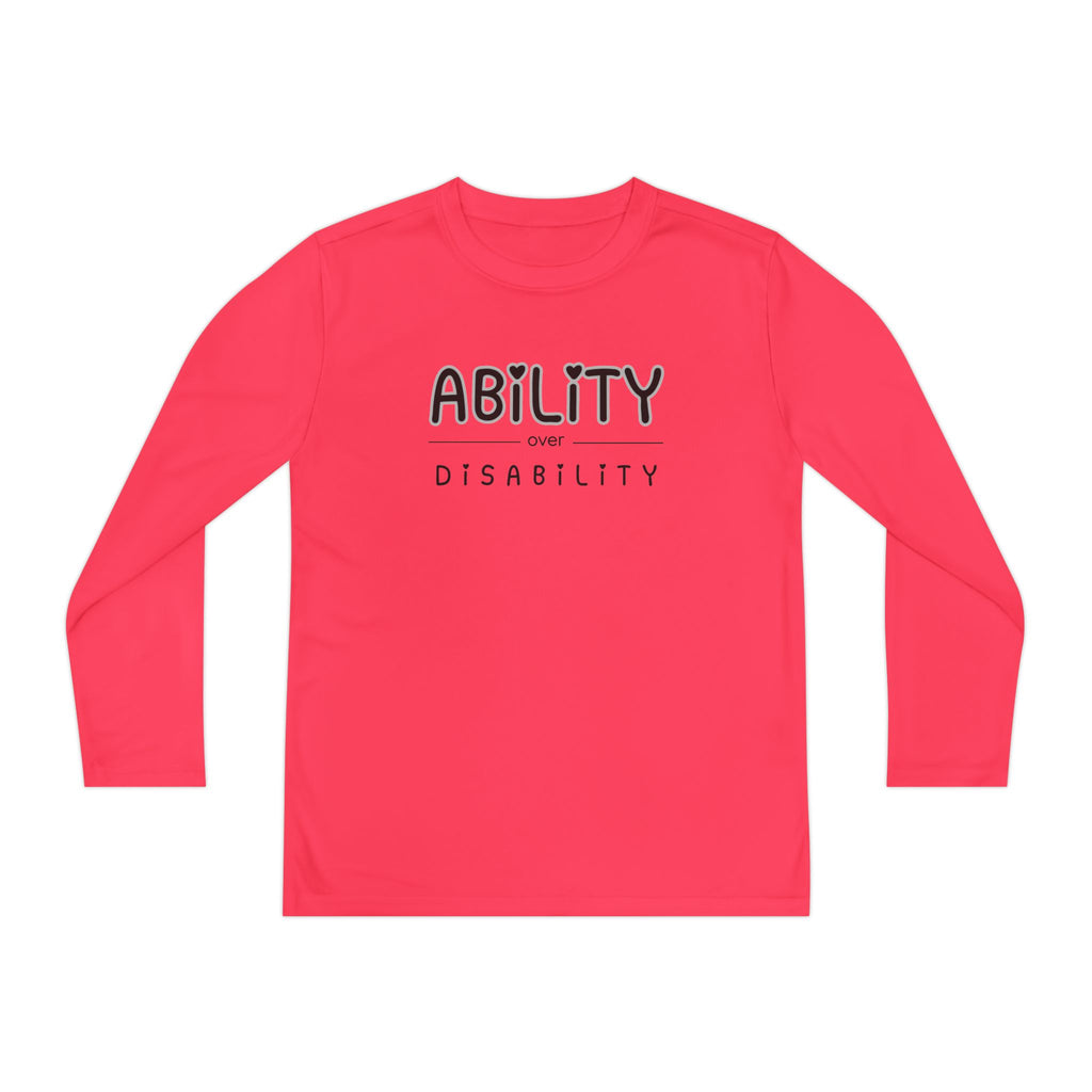 “Ability Over Disability” Youth Long Sleeve