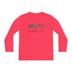 “Ability Over Disability” Youth Long Sleeve