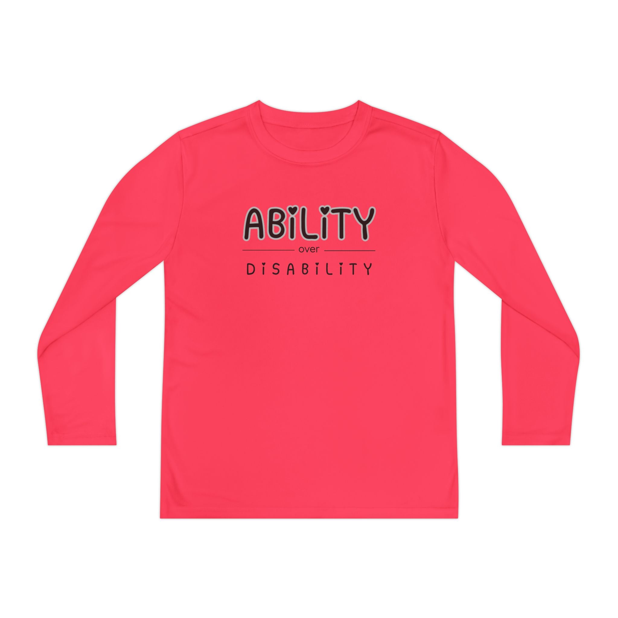 “Ability Over Disability” Youth Long Sleeve
