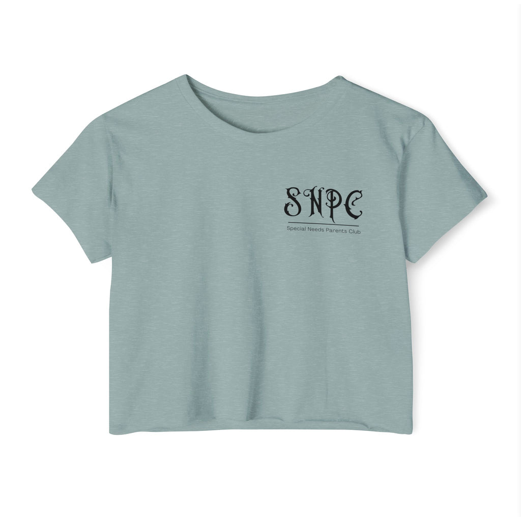 “All Abilities Rock” SNPC Women’s Crop Top