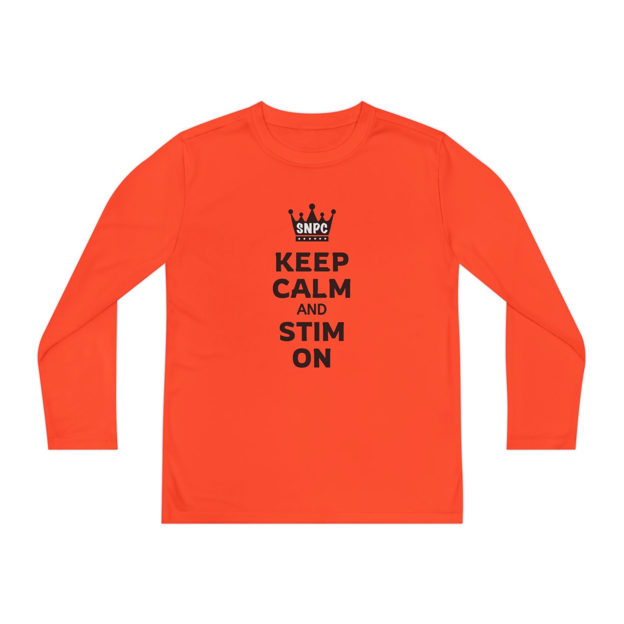 “Keep Calm & Stim On” Youth Long Sleeve
