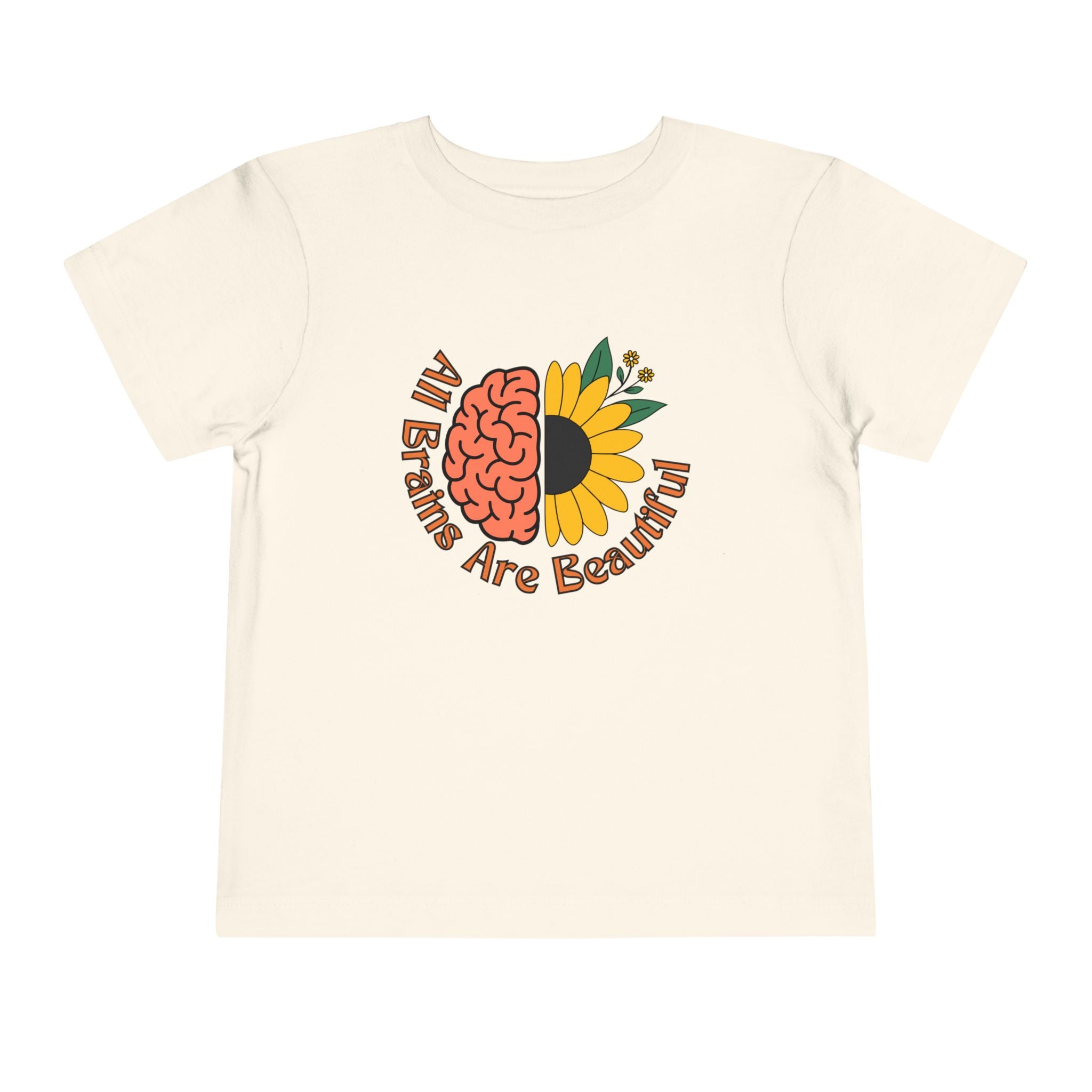 “All Brains Are Beautiful” Toddler Tee