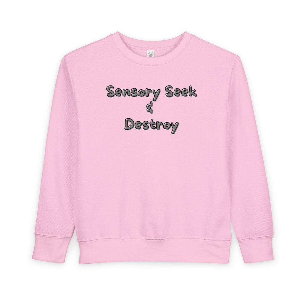 “Sensory Seek & Destroy” Toddler Sweater