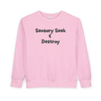 “Sensory Seek & Destroy” Toddler Sweater