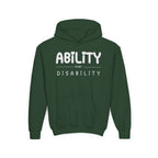 “Ability Over Disability” Youth Hoodie