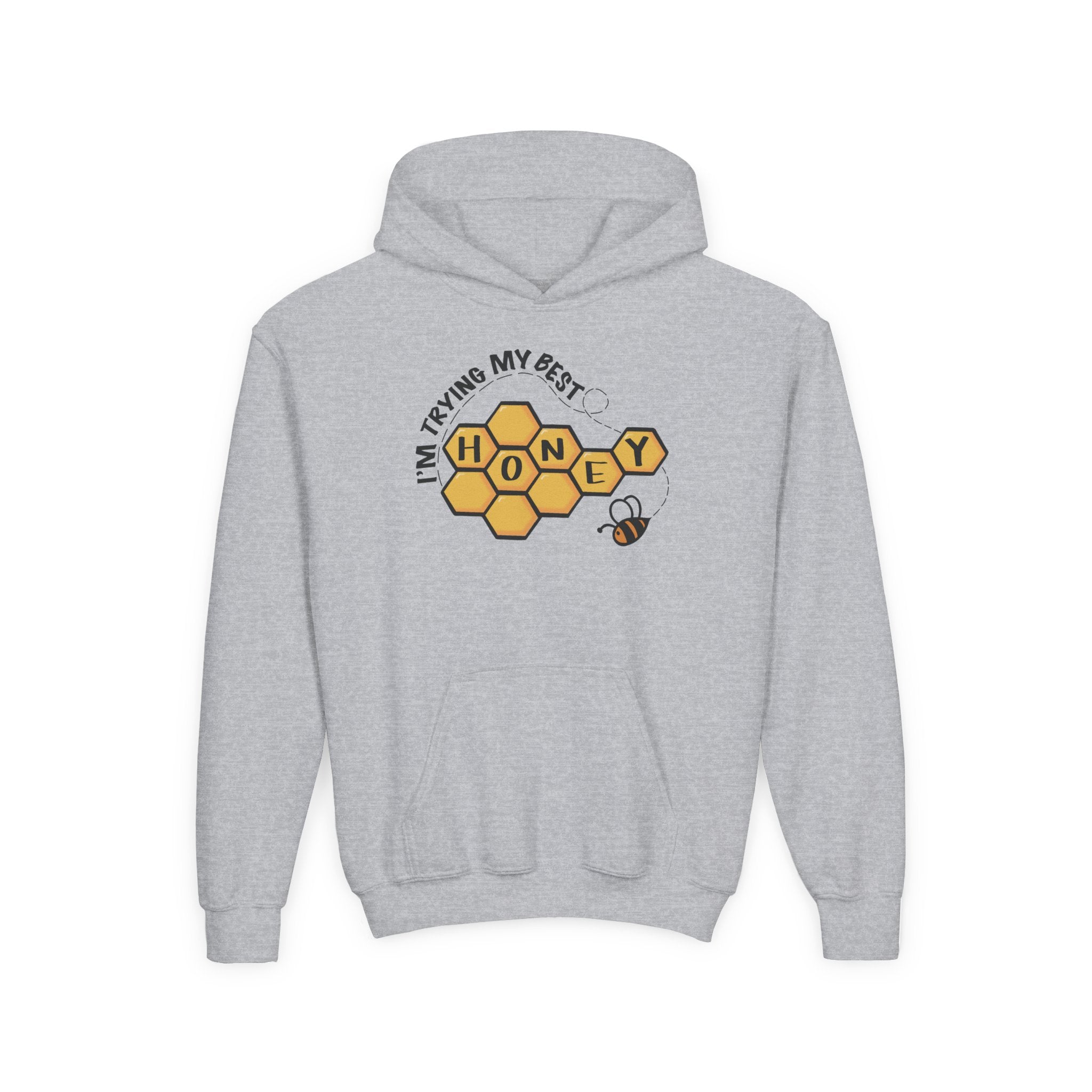“I’m Trying My Best Honey” Youth Hoodie