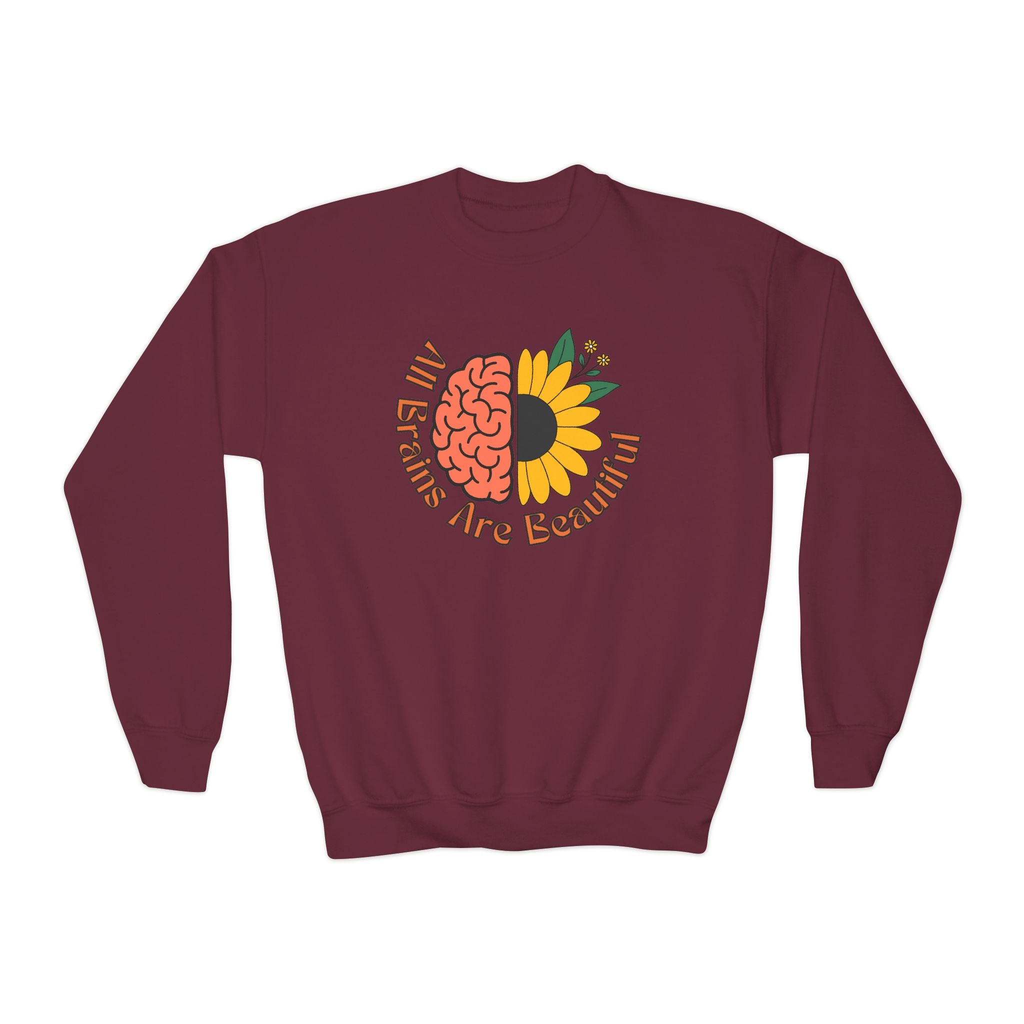 “All Brains Are Beautiful” Youth Sweater