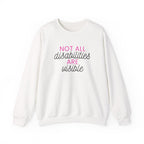 “Not All Disabilities Are Visible” Women’s Sweater