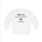 “Not All Disabilities Are Visible” Men’s Long Sleeve