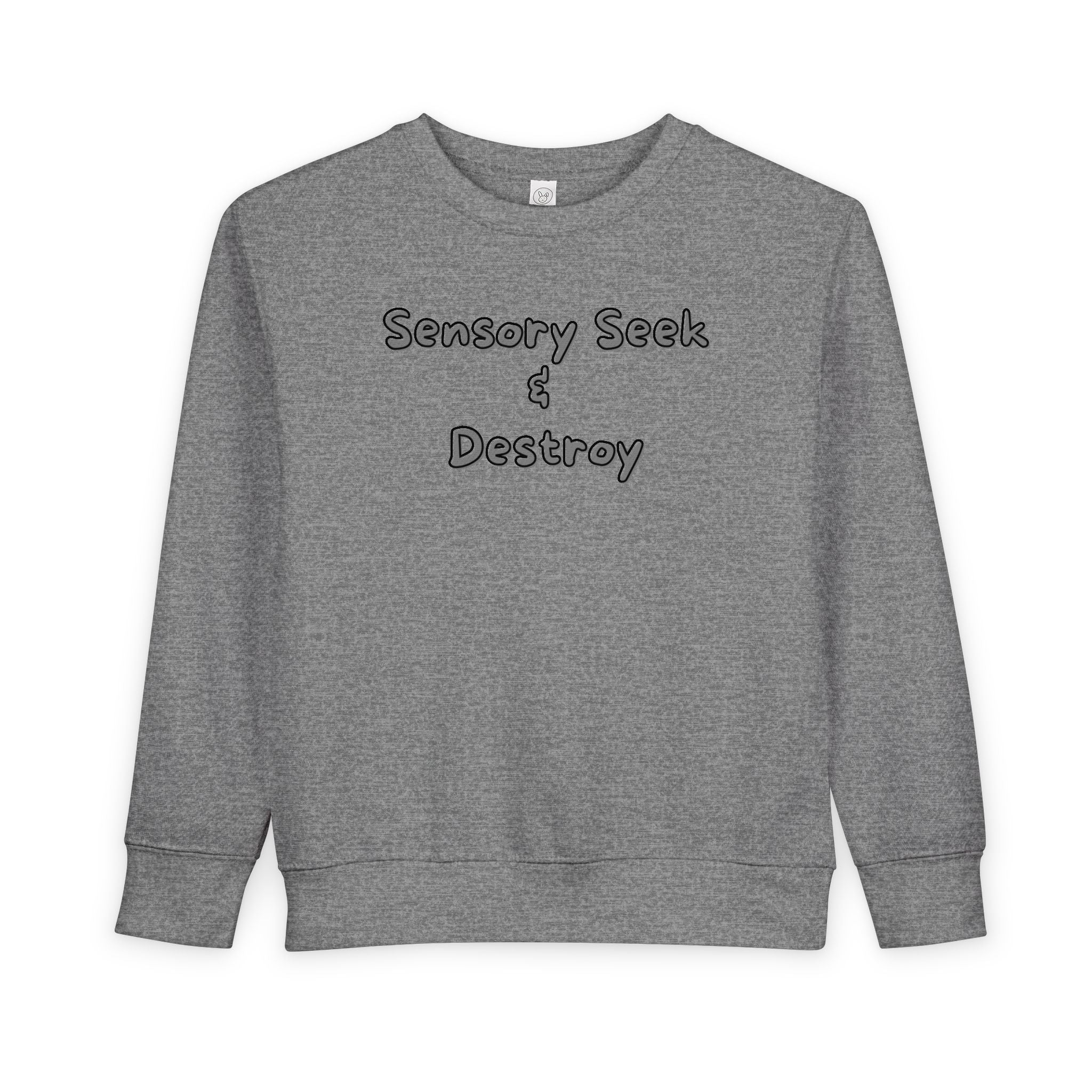 “Sensory Seek & Destroy” Toddler Sweater