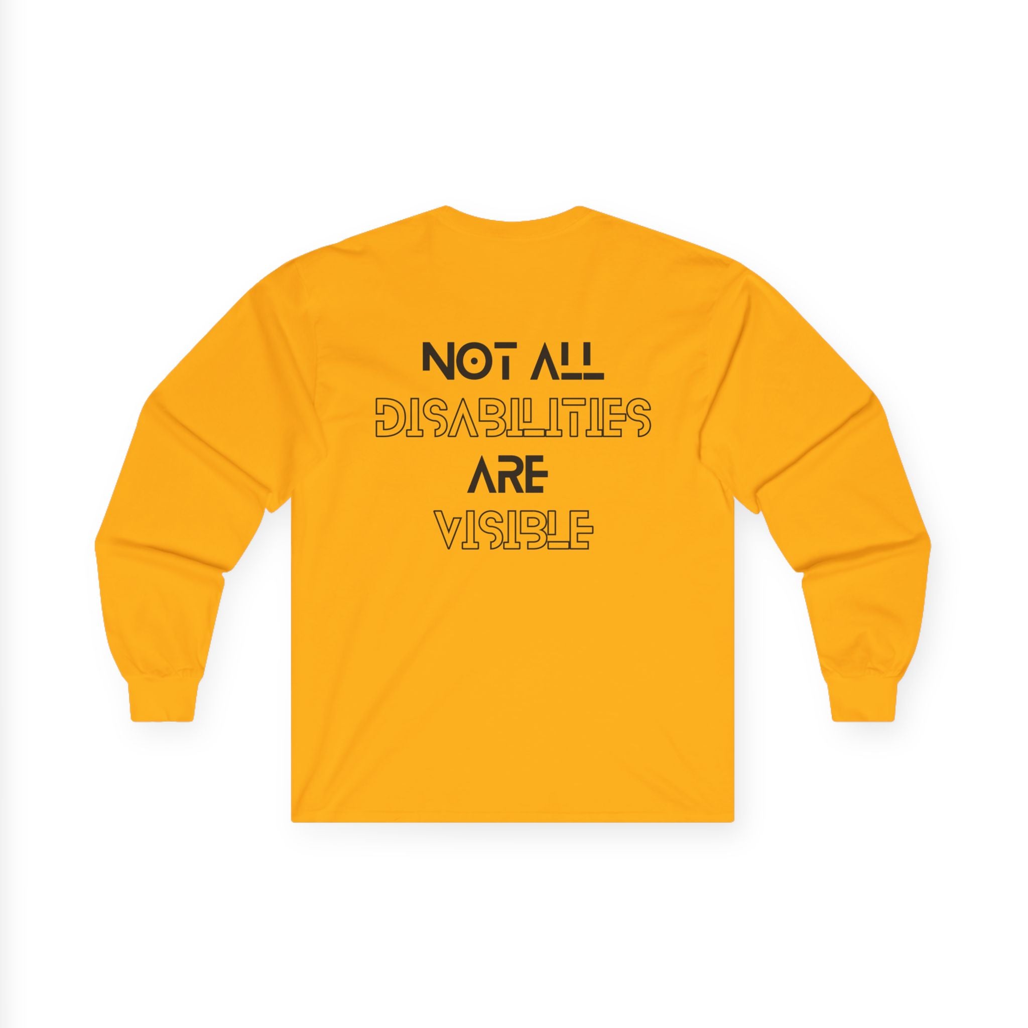 “Not All Disabilities Are Visible” Men’s Long Sleeve