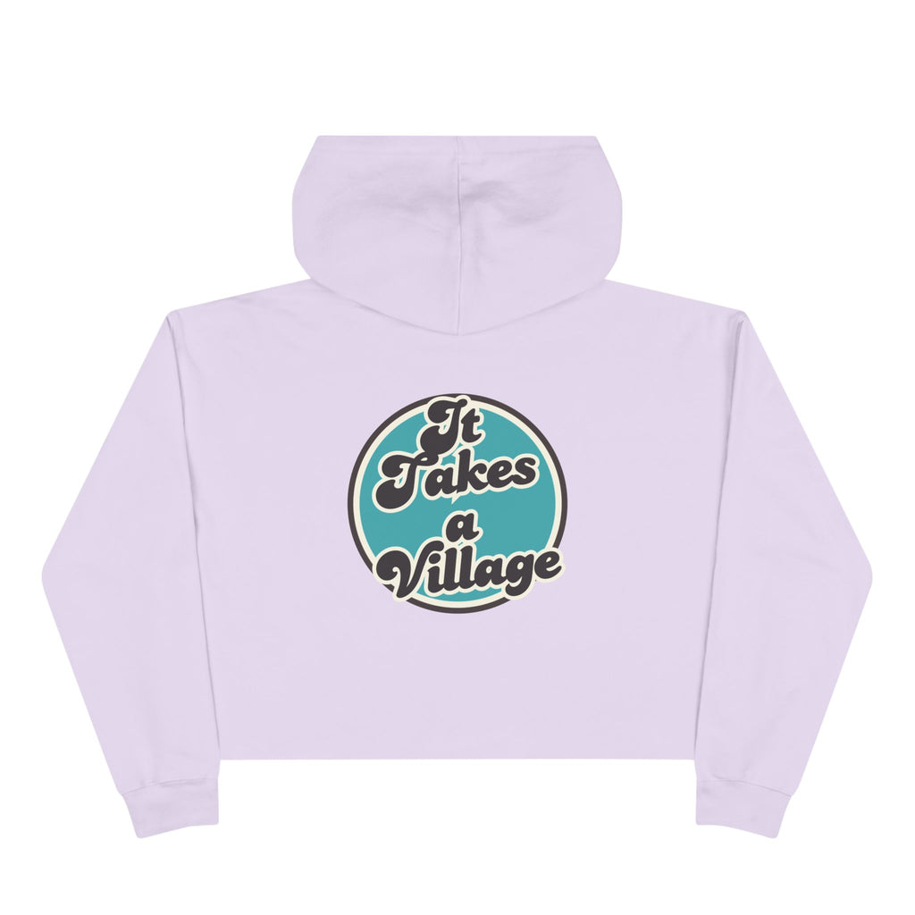 “It Takes A Village, SNPC Ally” Women’s Cropped Hoodie