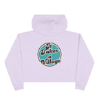 “It Takes A Village, SNPC Ally” Women’s Cropped Hoodie