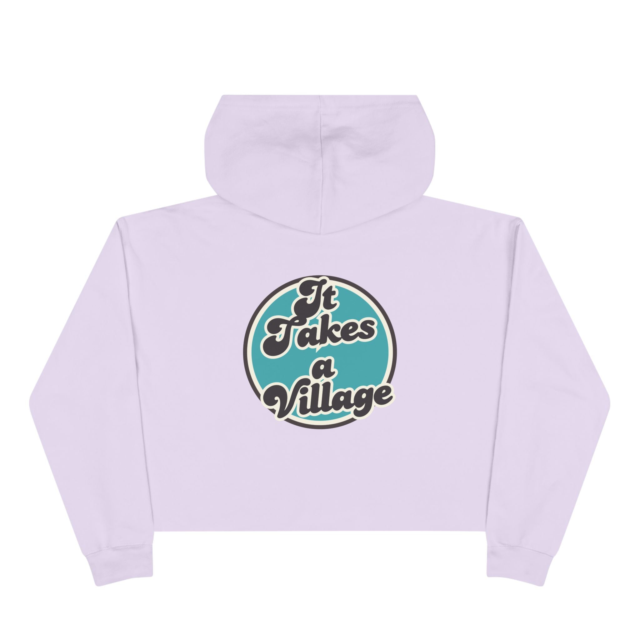 “It Takes A Village, SNPC Ally” Women’s Cropped Hoodie