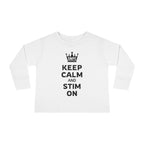 “Keep Calm & Stim On” Toddler Long Sleeve