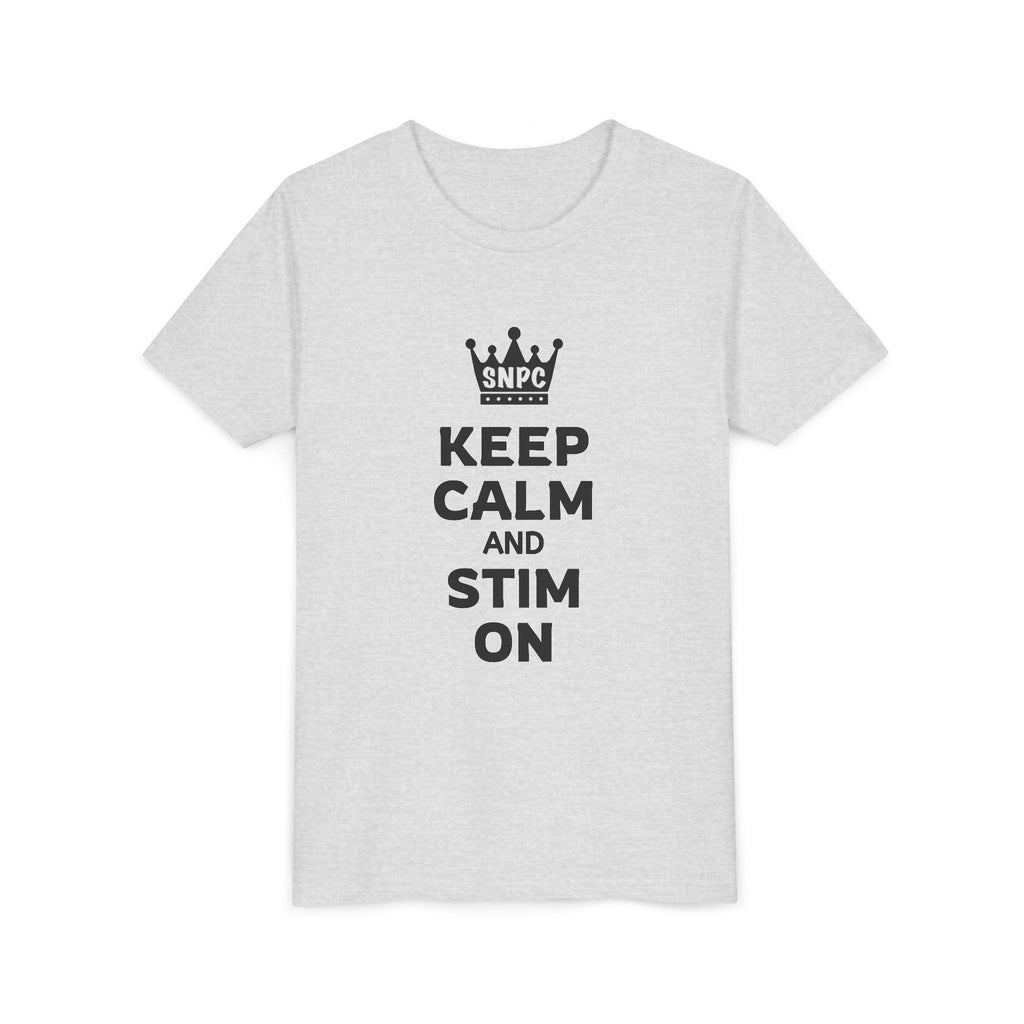 “Keep Calm & Stim On” Youth Tee