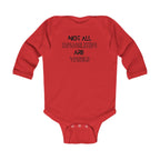 “Not All Disabilities Are Visible” Infant Long Sleeve Onesie