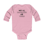 “Not All Disabilities Are Visible” Infant Long Sleeve Onesie