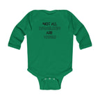 “Not All Disabilities Are Visible” Infant Long Sleeve Onesie
