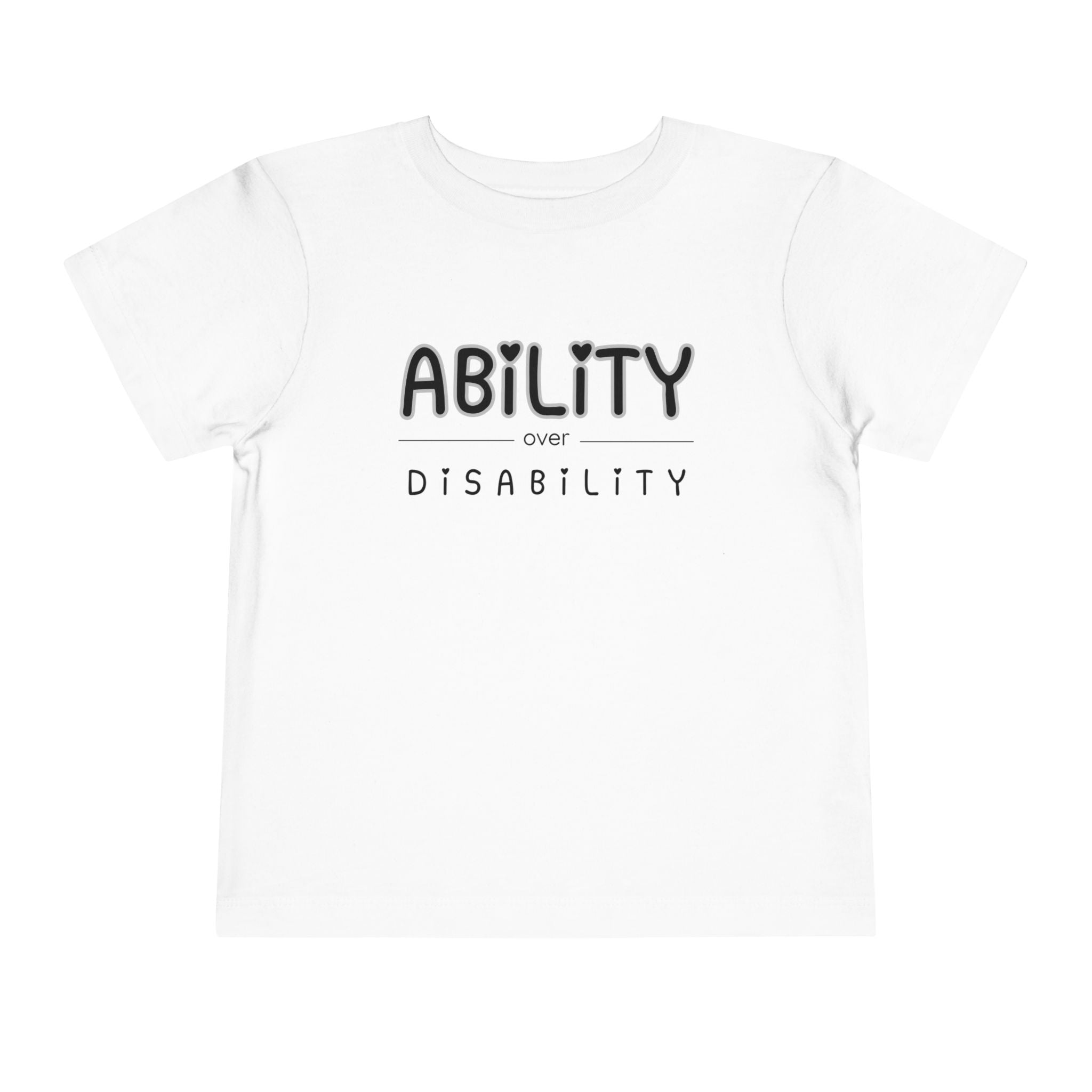 "Ability Over Disability" Toddler Tee