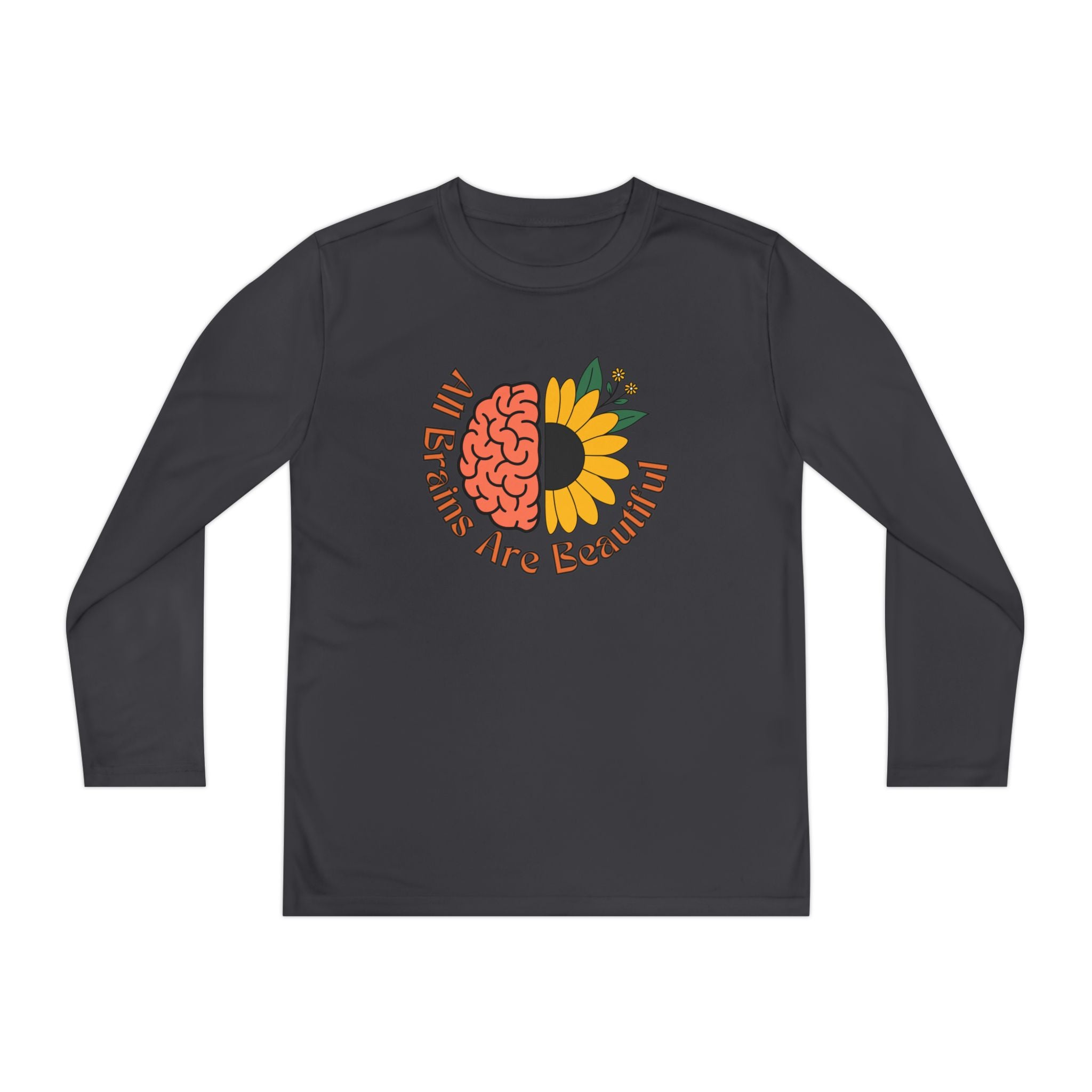 “All Brains Are Beautiful” Youth Long Sleeve