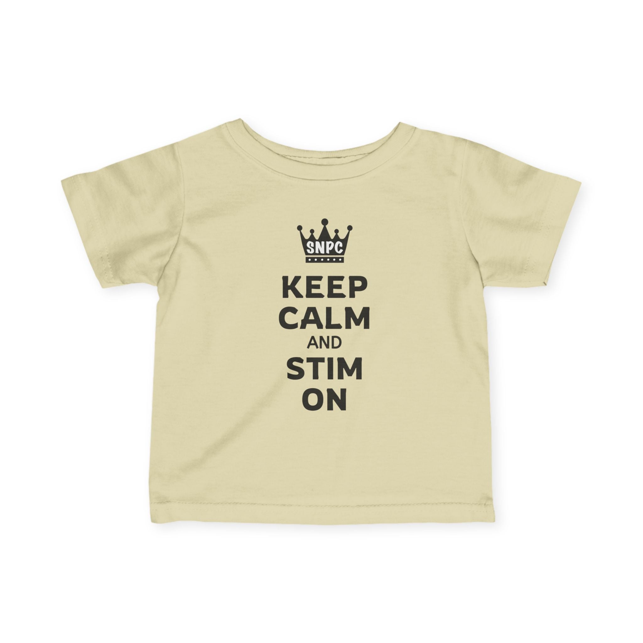 “Keep Calm & Stim On” Infant Tee