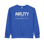 “Ability Over Disability” Toddler Sweater