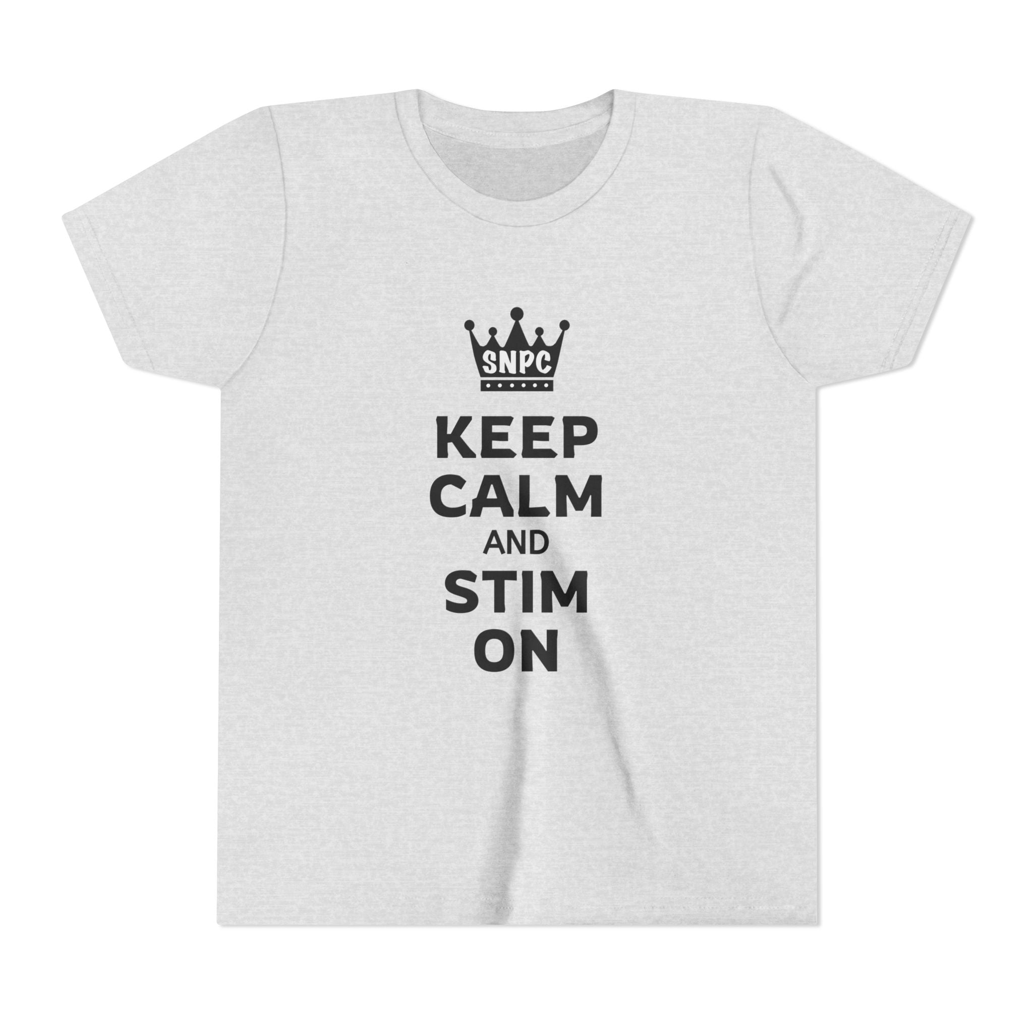 “Keep Calm & Stim On” Youth Tee