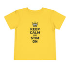 “Keep Calm & Stim On” Toddler Tee