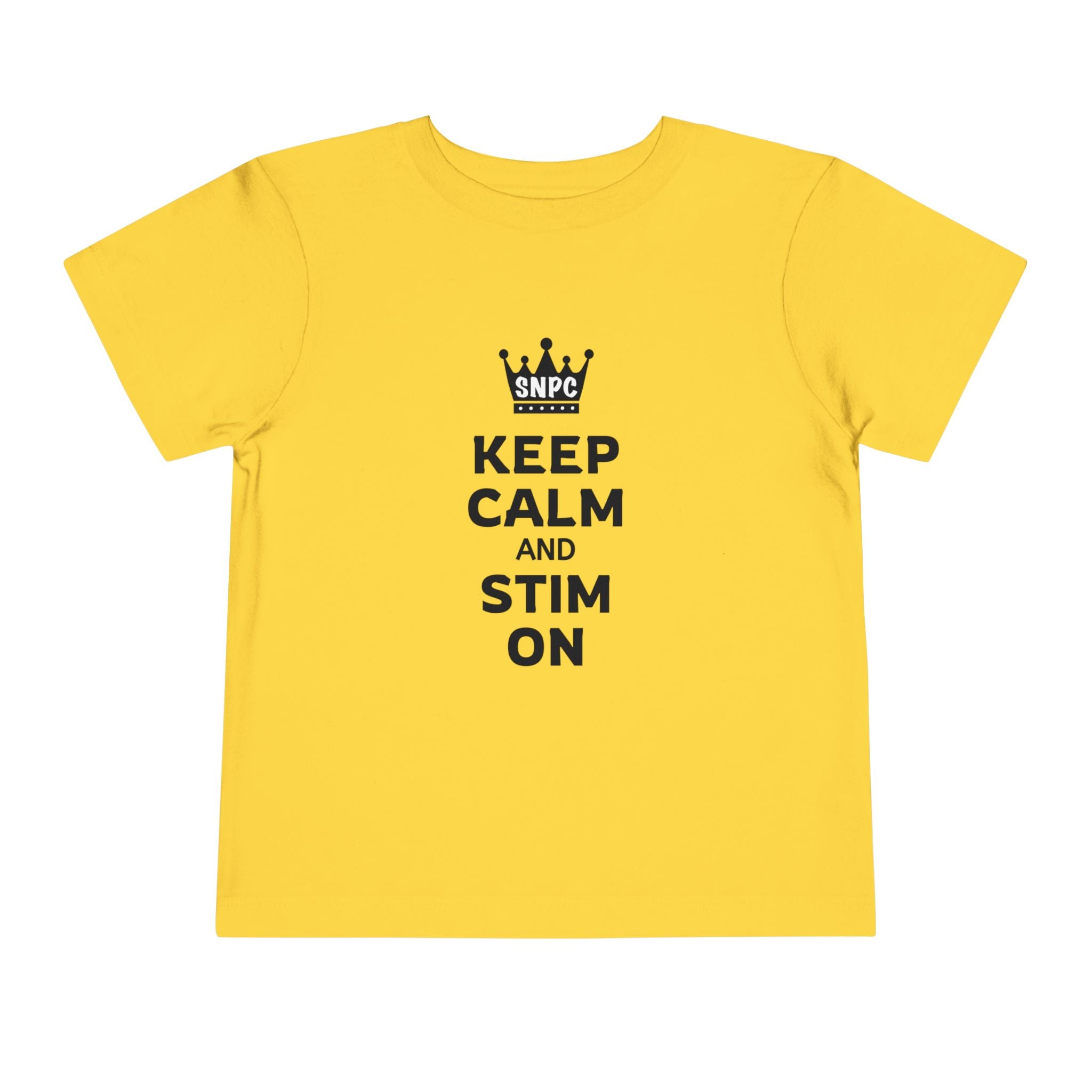 “Keep Calm & Stim On” Toddler Tee