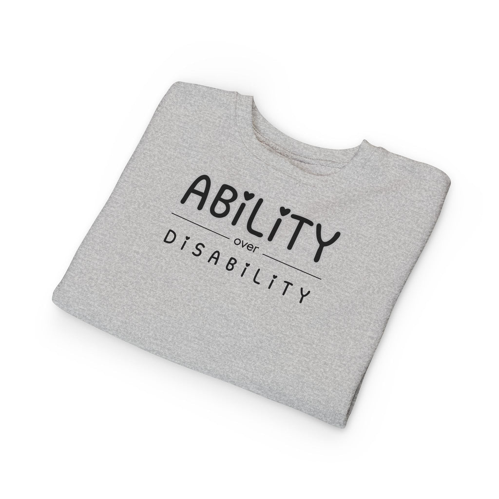 “Ability Over Disability” Toddler Sweater
