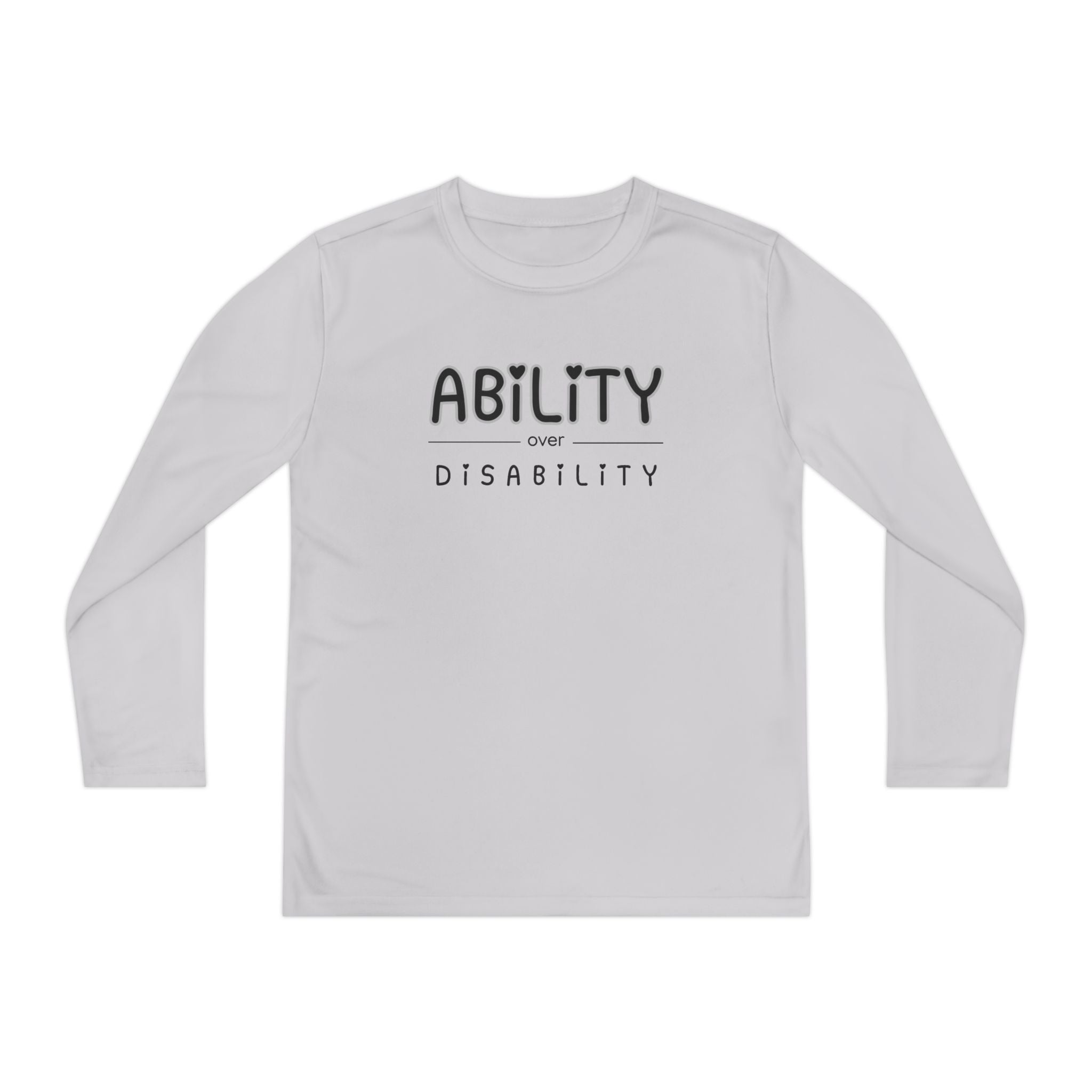 “Ability Over Disability” Youth Long Sleeve