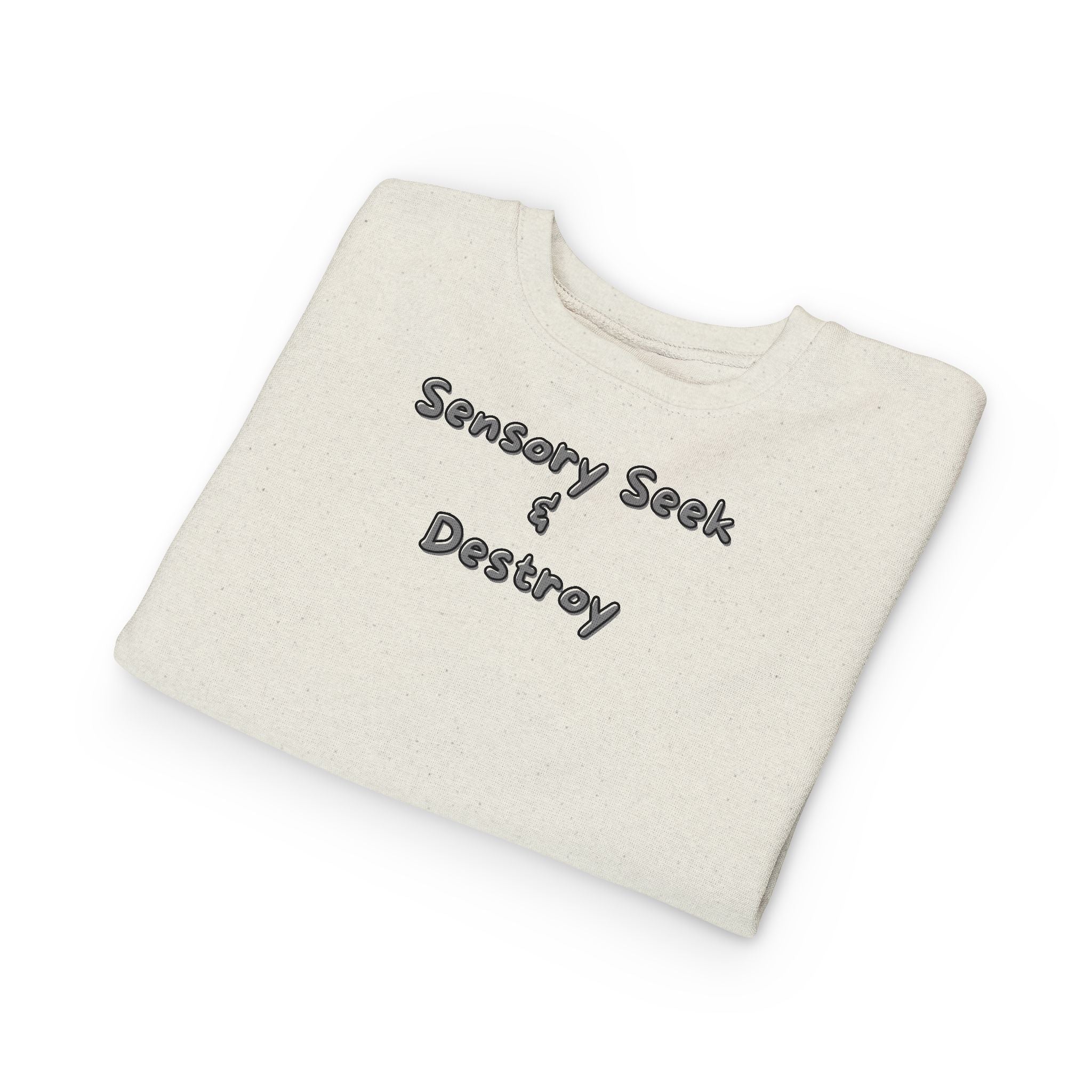 “Sensory Seek & Destroy” Toddler Sweater