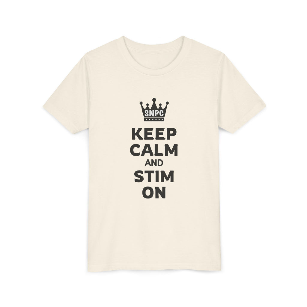 “Keep Calm & Stim On” Youth Tee