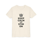 “Keep Calm & Stim On” Youth Tee