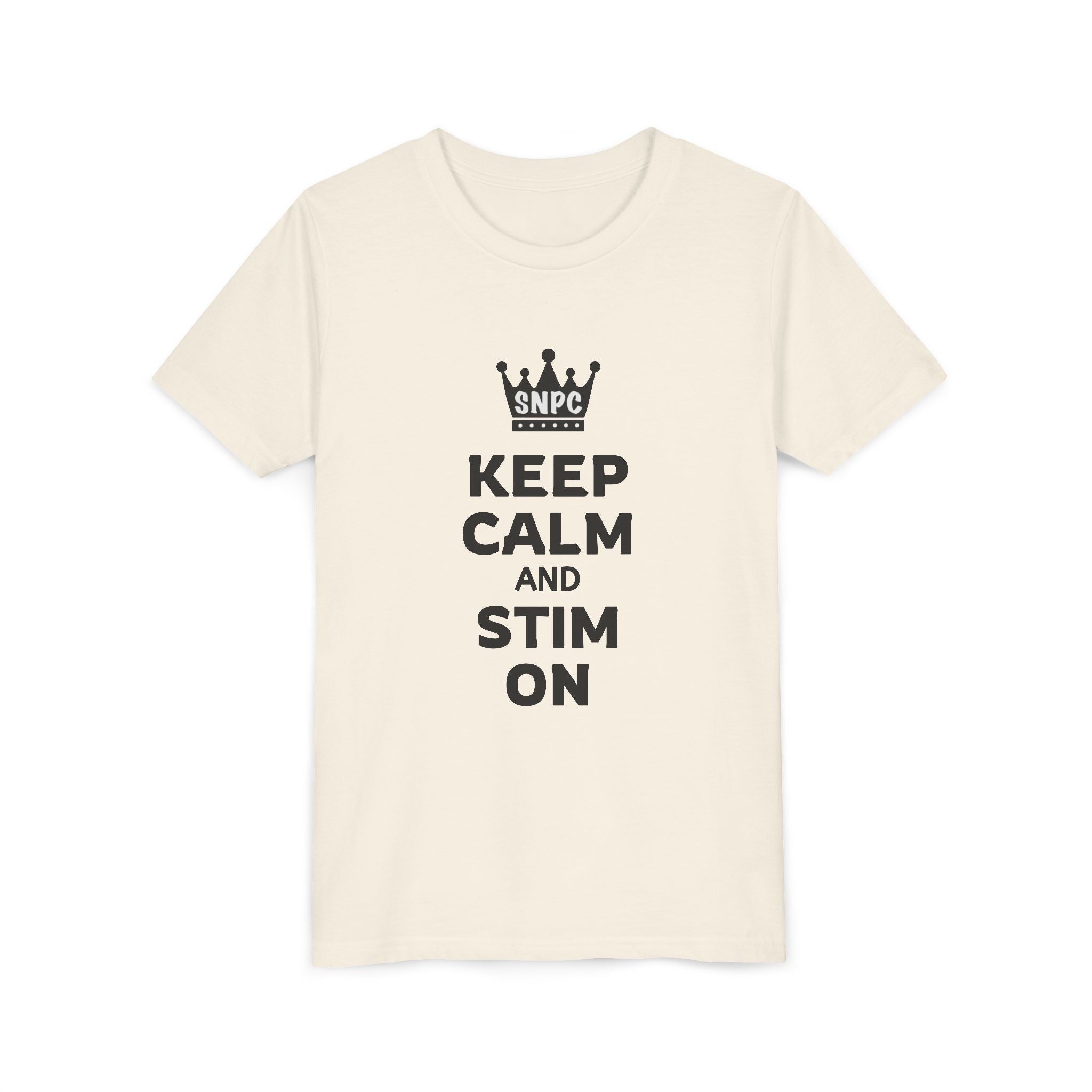 “Keep Calm & Stim On” Youth Tee