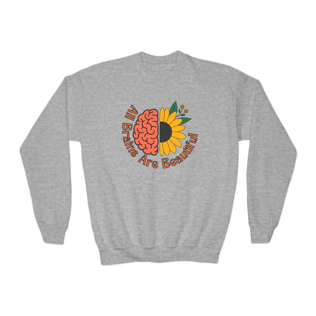 “All Brains Are Beautiful” Youth Sweater