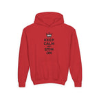 “Keep Calm & Stim On” Youth Hoodie