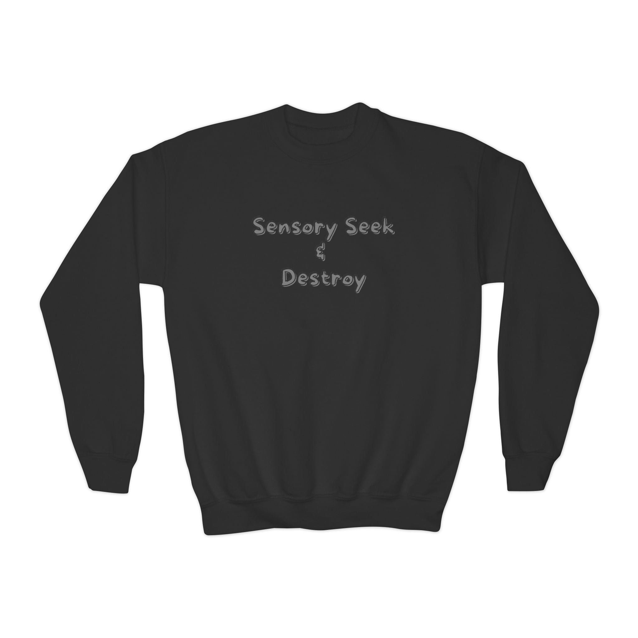 “Sensory Seek & Destroy” Youth Sweater